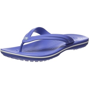 Crocs Unisex Adult Crocband Flip Flop Sandal(Lapis White)