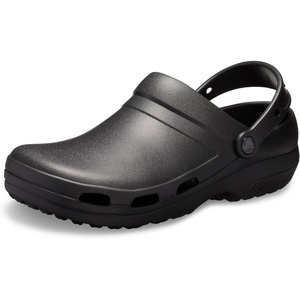 Crocs Unisex Adult Specialist II Vent Clogs Work Shoes(Black)