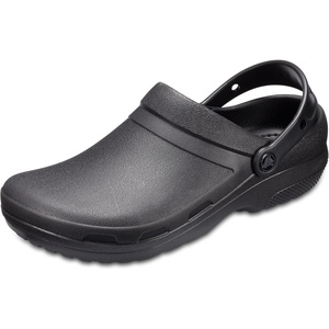 Crocs Unisex Adult Specialist II Work Clogs | Enclosed Toe | Slip Resistant | All Day Comfort(Black)