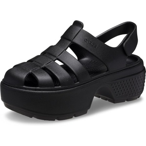 Crocs Unisex Adult Stomp Fisherman Sandal(Black)