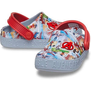 Crocs Unisex-Adult Avengers Off Court Clogs (Toddler)(Blue Grey)