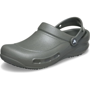 Crocs Unisex-Adult Bistro Work Clogs | Enclosed Toe | Slip Resistant | All Day Comfort(Dusty Olive)