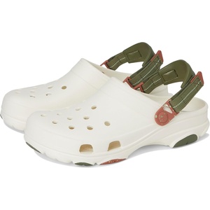 Crocs Unisex-Adult Classic All Terrain Clogs(Chalk)