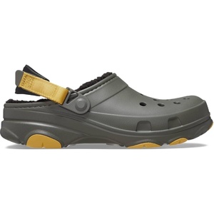Crocs Unisex-Adult Classic All Terrain Lined Clogs Adjustable Heel Strap(Dusty Olive)