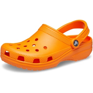 Crocs Unisex-Adult Classic Clog, Clogs for Women and Men(Orange Zing)