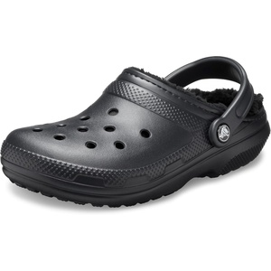 Crocs Unisex-Adult Classic Lined Clog(Black/Black)
