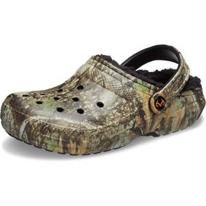 Crocs Unisex-Adult Classic Lined Clog(Khaki/Multi)