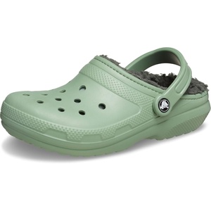 Crocs Unisex-Adult Classic Lined Clog(Moss/Multi)