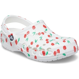 Crocs Unisex-Adult Classic Realtree Clog(White/Cherry)