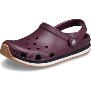 Crocs Unisex-Adult Classic Retro Runner Clogs(Heritage Red)