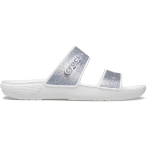 Crocs Unisex-Adult Classic Sandal-Seasonal Graphics Slide(Multicolor Glitter)