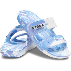 Crocs Unisex-Adult Classic Slide Sandal(White/Oxygen)