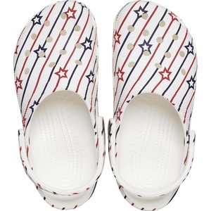 Crocs Unisex-Adult Classic United States Military Clogs(Stars & Stripes)