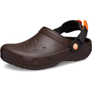 Crocs Unisex-Adult Classic Work Clogs | Enclosed Toe | Slip Resistant | All Day Comfort(Coffee)