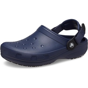 Crocs Unisex-Adult Classic Work Clogs | Enclosed Toe | Slip Resistant | All Day Comfort(Navy)