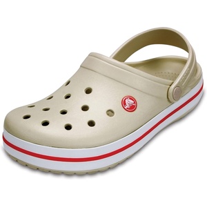 Crocs Unisex-Adult Crocband Clog(Stucco/Melon 2)