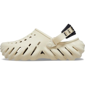 Crocs Unisex-Adult Echo Clog(Bone/Black)