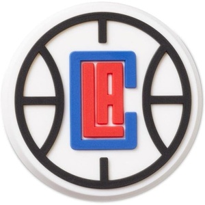 Crocs Unisex-Adult Jibbitz Shoe Charms – NBA Basketball Team Shoe Charm Singles, Sports Charms for Boys and Girls(La Clippers)