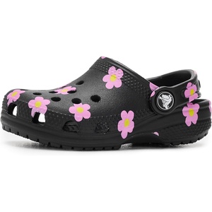 Crocs Unisex-Child Classic Graphic Clog(Black)
