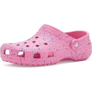 Crocs Unisex-Child Classic Graphic Clog(Pink Lemonade/Multi)