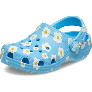 Crocs Unisex-Child Classic Graphic Clog(Tinted Glass)