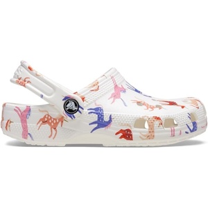 Crocs Unisex-Child Classic Graphic Clog(Unicorn)