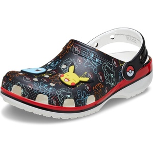 Crocs Unisex-Child Classic Pokemon Clogs, Kids and Toddler Shoes(Pokemon Print)