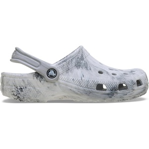 Crocs Unisex-Child Classic Watercolor Marbled Clog(Grey)