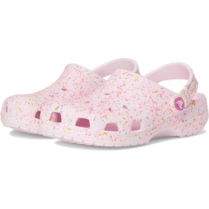 Crocs Unisex-Child Classic Watercolor Marbled Clog(Pink Milk/Multi)