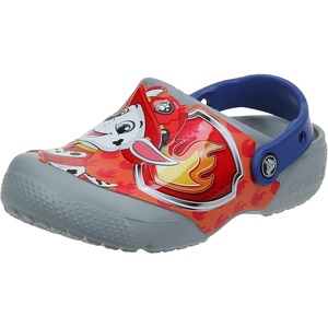 Crocs Unisex-Child Paw Patrol Clogs, Kid and Toddler Shoes(Light Grey/Blue)