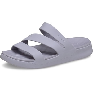 Crocs Women Getaway Strappy Sandals(Mauve Mist)