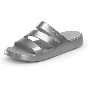 Crocs Women Getaway Strappy Sandals(Silver)