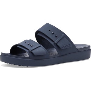 Crocs Women’s Brooklyn Buckle Low Sandals(Navy)