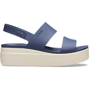 Crocs Women’s Brooklyn Low Wedge Sandals(Navy/Stucco)