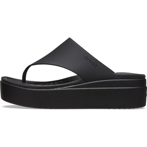 Crocs Women’s Brooklyn Platform Flip Flops(Black)