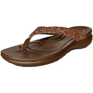 Crocs Women’s Capri V Flip Flops, Sandals for Women(Bronze)