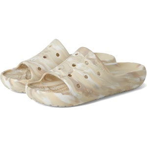 Crocs Women’s Classic 2.0 Slides(Bone/Multi)