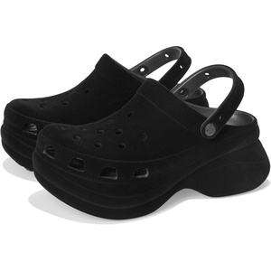 Crocs Women’s Classic Bae Clogs(Black Velvet)