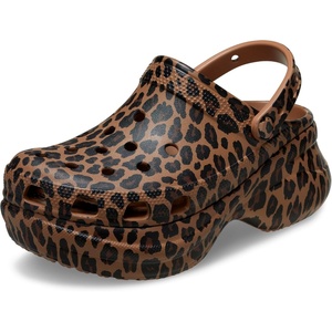 Crocs Women’s Classic Bae Clogs(Sepia/Leopard)