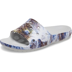 Crocs Women’s Classic Camo Slide Sandals(Atmosphere)