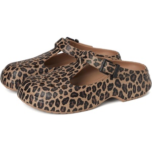 Crocs Women’s Classic Mary Jane Clogs(Sepia/Leopard)