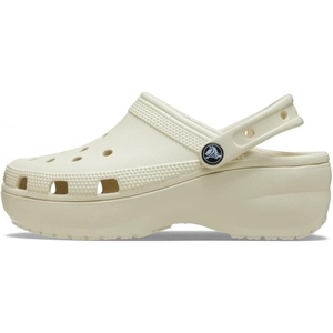Crocs Women’s Classic Platform Clog(Bone)