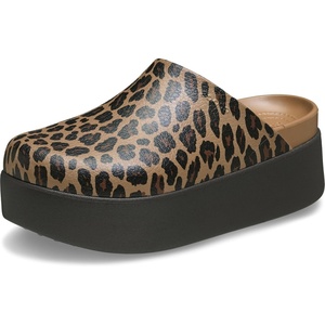 Crocs Women’s Dylan Platform Clog(Sepia/Leopard)