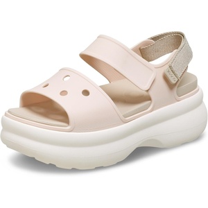 Crocs Women’s Soho Y Strap Sandals(Peach Ice/Frappe/Chalk/Shimmer)