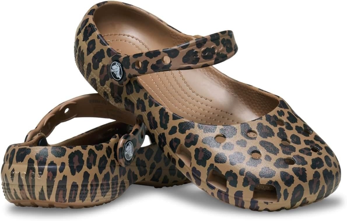 image:imageCrocs Classic Ballet Ballet SlippersSepiaLeopard