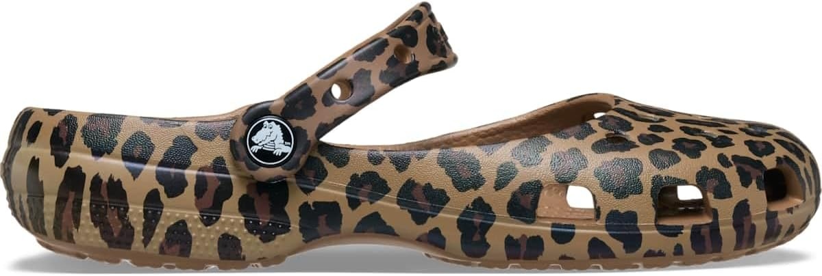 image:imageCrocs Classic Ballet Ballet SlippersSepiaLeopard