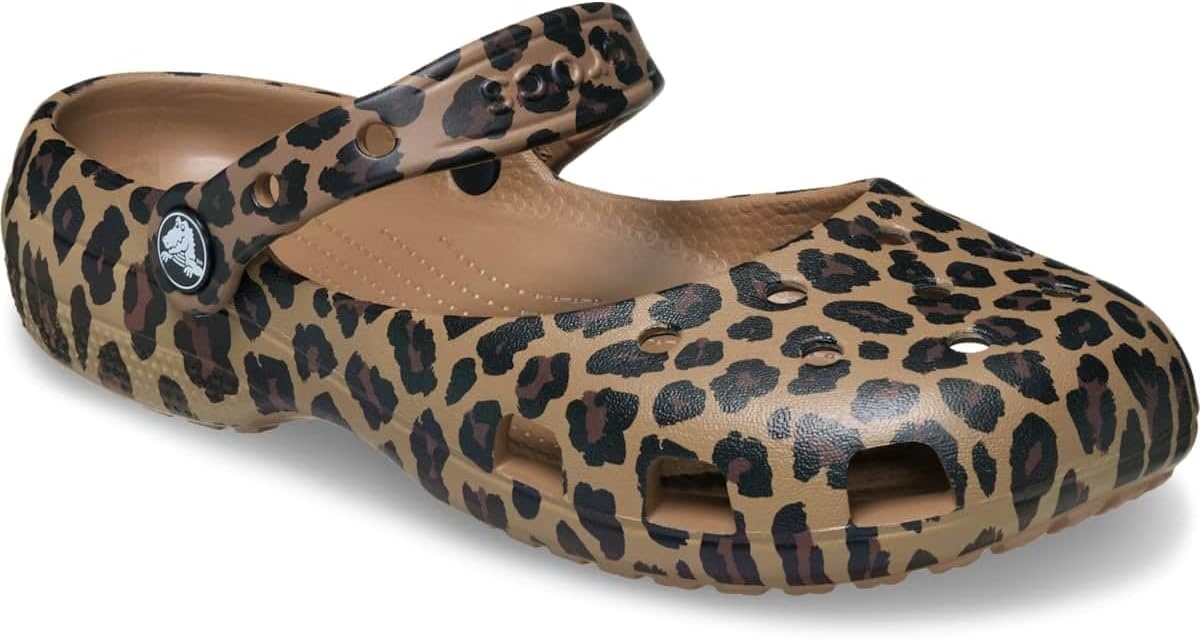 image:imageCrocs Classic Ballet Ballet SlippersSepiaLeopard