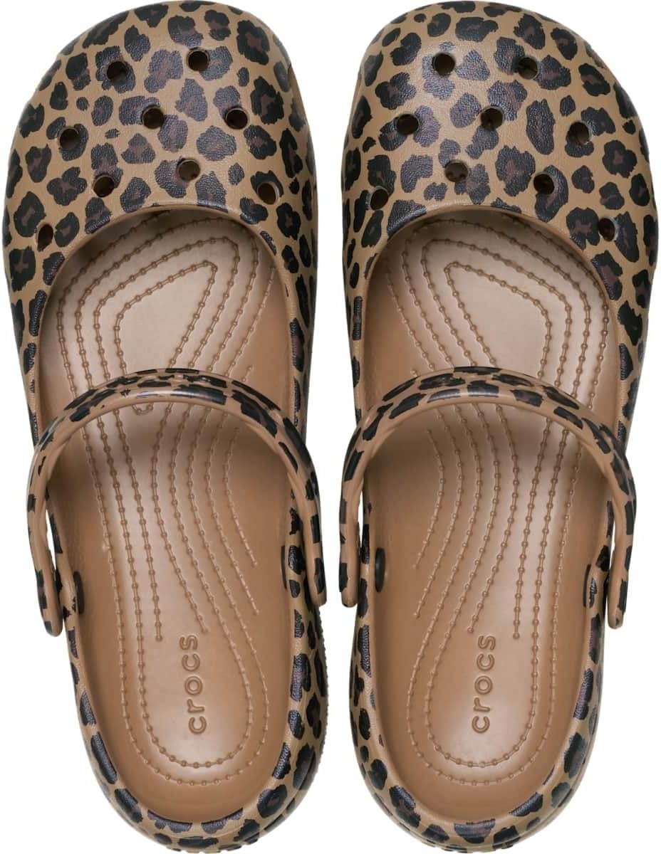image:imageCrocs Classic Ballet Ballet SlippersSepiaLeopard