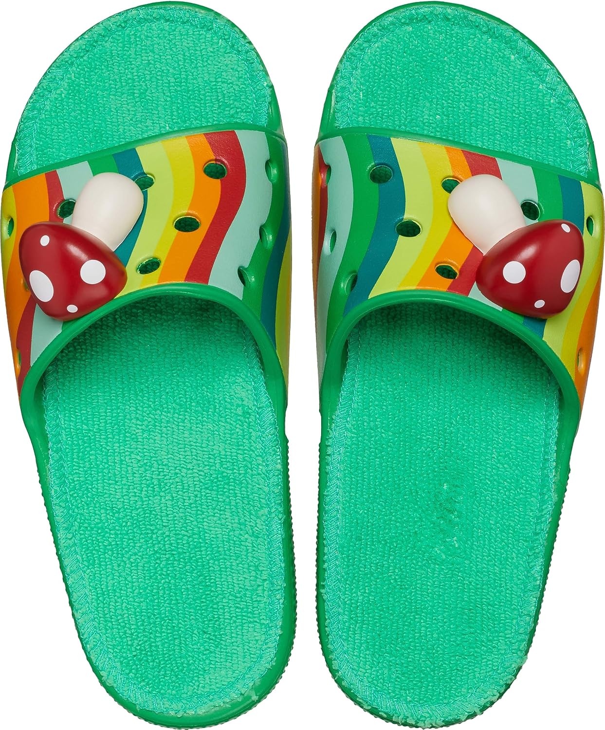 image:imageCrocs Unisex Adult Classic Graphic Slide SandalGrass Green