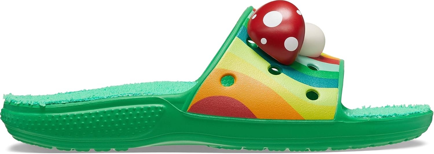 image:imageCrocs Unisex Adult Classic Graphic Slide SandalGrass Green